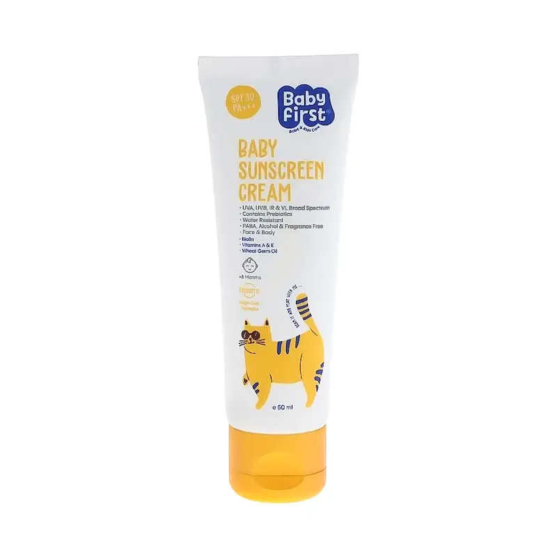 کرم ضد آفتاب کودکان SPF 30 بیبی فرست حجم 50 میلی لیتر