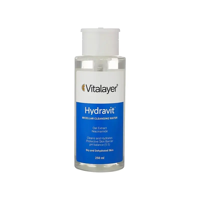 میسلار واتر ویتالیر مدل Hydravit مناسب پوست خشک حجم 250 میلی لیتر