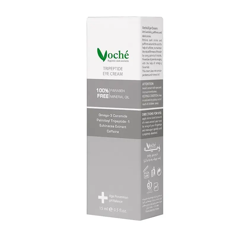 کرم دور چشم ضد پف و ضد تیرگی وچه مدل Tripeptide حجم 15 میلی لیتر