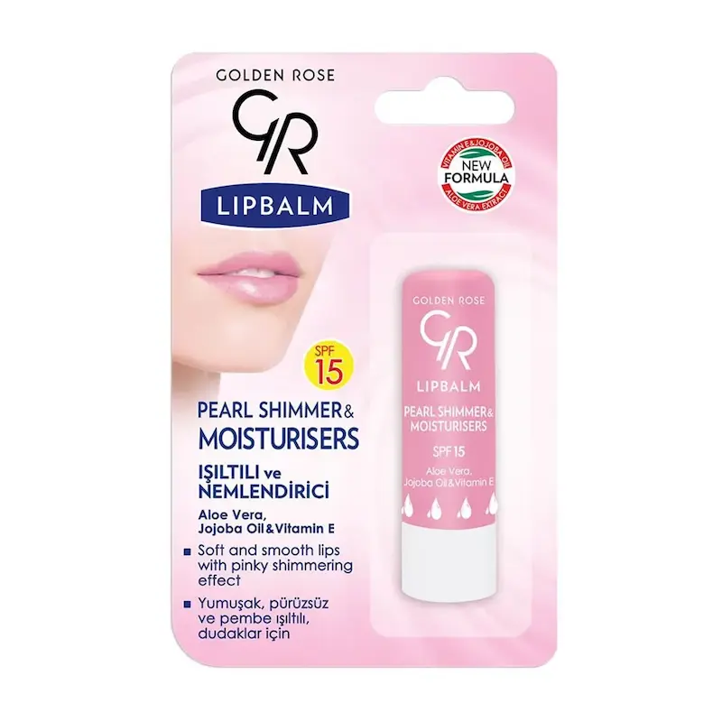 بالم لب میوه و ویتامینه گلدن رز SPF15 وزن 4.6 گرم