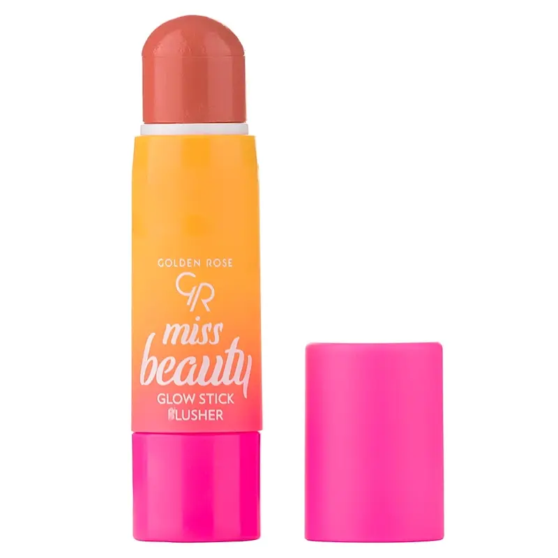 رژگونه استیکی Miss Beauty گلدن رز وزن 6 گرم (2 رنگ)