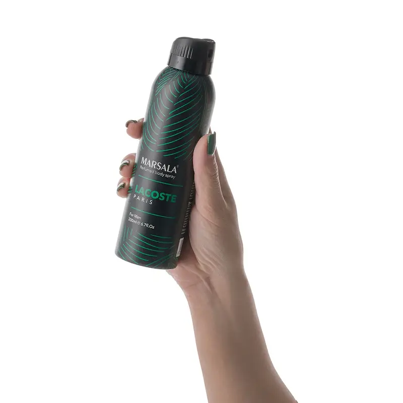 اسپری بدن مردانه Lacoste مارسالا حجم 200 میلی لیتر