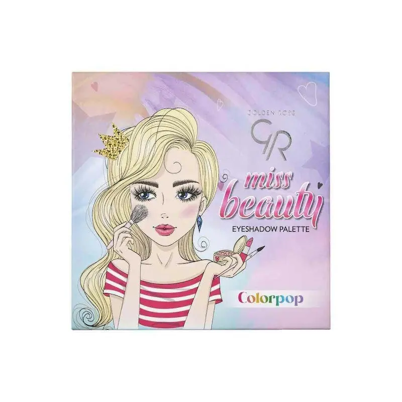 پالت سایه چشم میس بیوتی گلدن رز مدل Colorpop