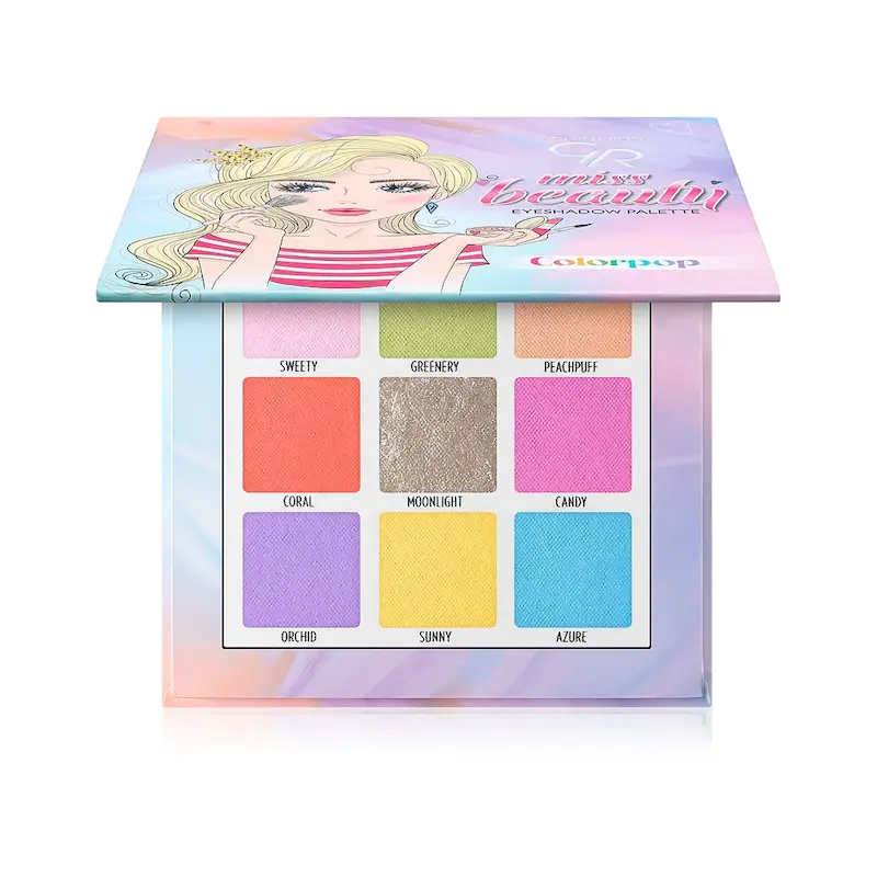 پالت سایه چشم میس بیوتی گلدن رز مدل Colorpop