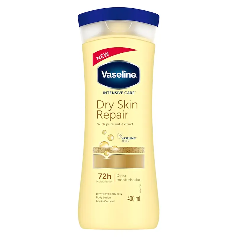لوسیون بدن Dry Skin Repair وازلین حجم 400 میلی لیتر- کرم