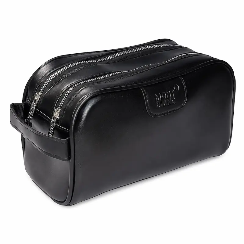 کیف آرایشی آساژون مدل بافت ساده Mont Blanc یا Fendi