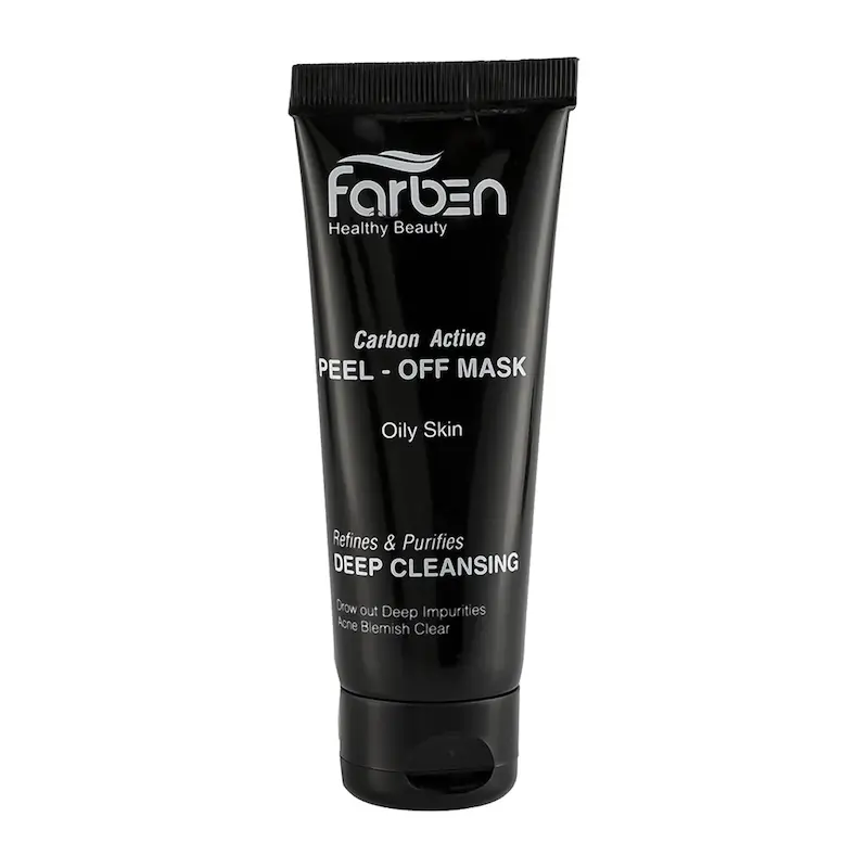ماسک صورت فاربن حاوی کربن فعال حجم 75 میلی لیتر