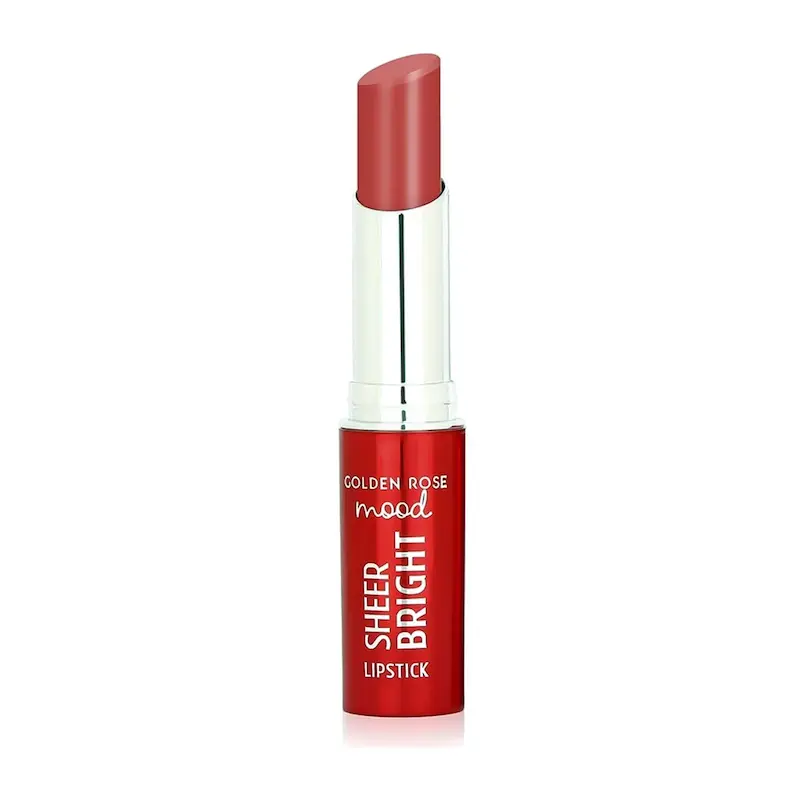رژ لب جامد گلدن رز مدل Sheer Bright (8 رنگ)