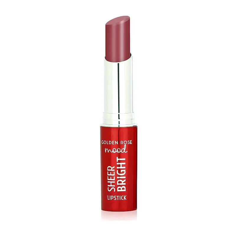 رژ لب جامد گلدن رز مدل Sheer Bright (8 رنگ)