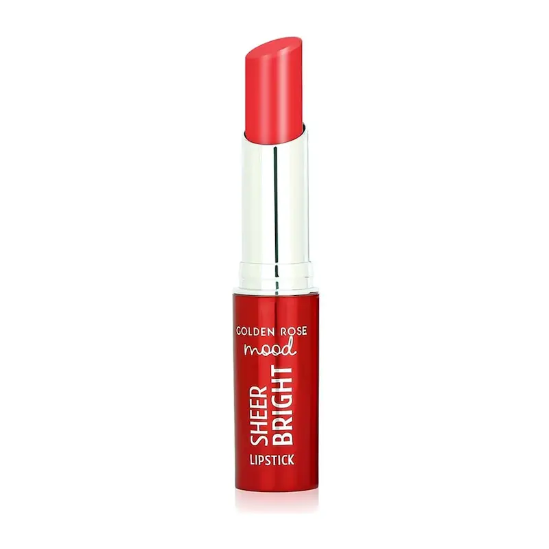 رژ لب جامد گلدن رز مدل Sheer Bright (8 رنگ)