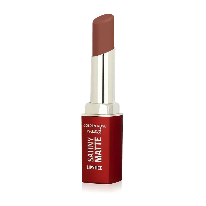 رژ لب جامد گلدن رز مدل Satiny Matte