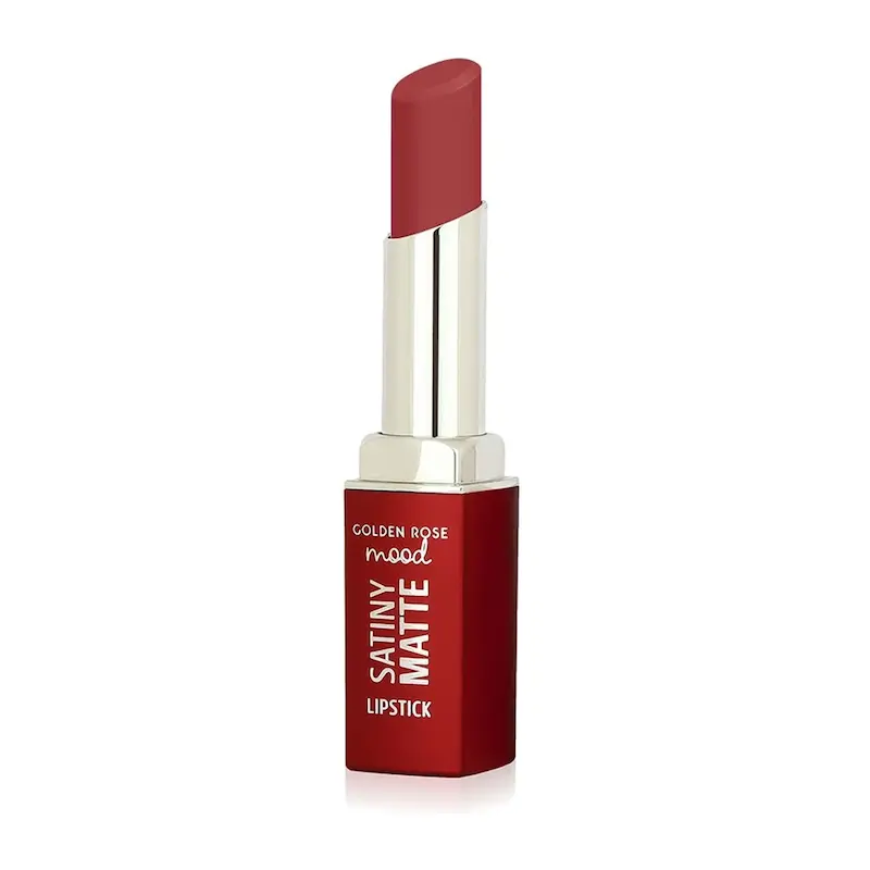 رژ لب جامد گلدن رز مدل Satiny Matte