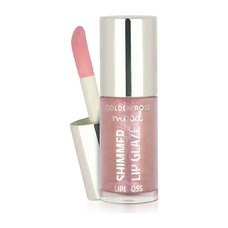 برق لب گلدن رز مدل Shimmer Lip Glaze