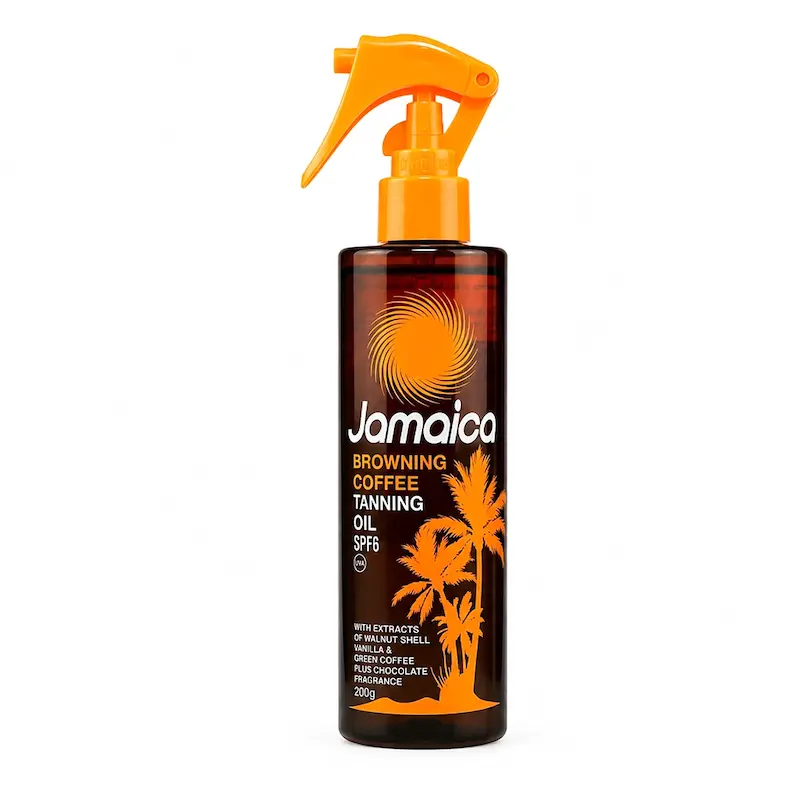 روغن برنزه کننده قهوه جامائیکا حجم 200 میلی لیتر اصل