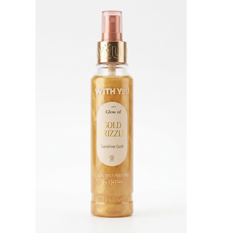 بادی میست شاین دار ویت یو مدل  Gold Drizzle حجم 150 میلی لیتر