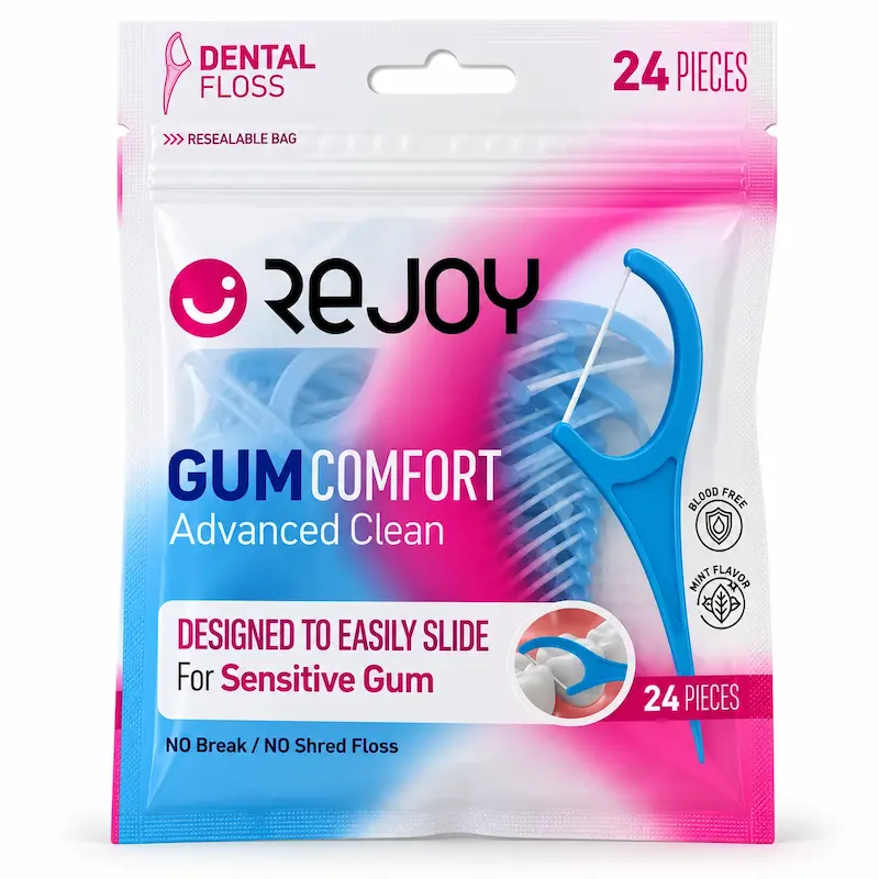 نخ دندان کمانی ریجوی مدل Gum Comfort بسته 24 عددی