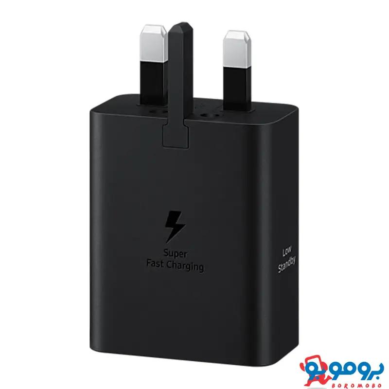شارژر دیواری 50 وات سامسونگ مدل EP-T5020 Low Standby | به همراه کابل دو سر تایپ سی 1.8 متر | سه‌پین | اورجینال | ساخت ویتنام