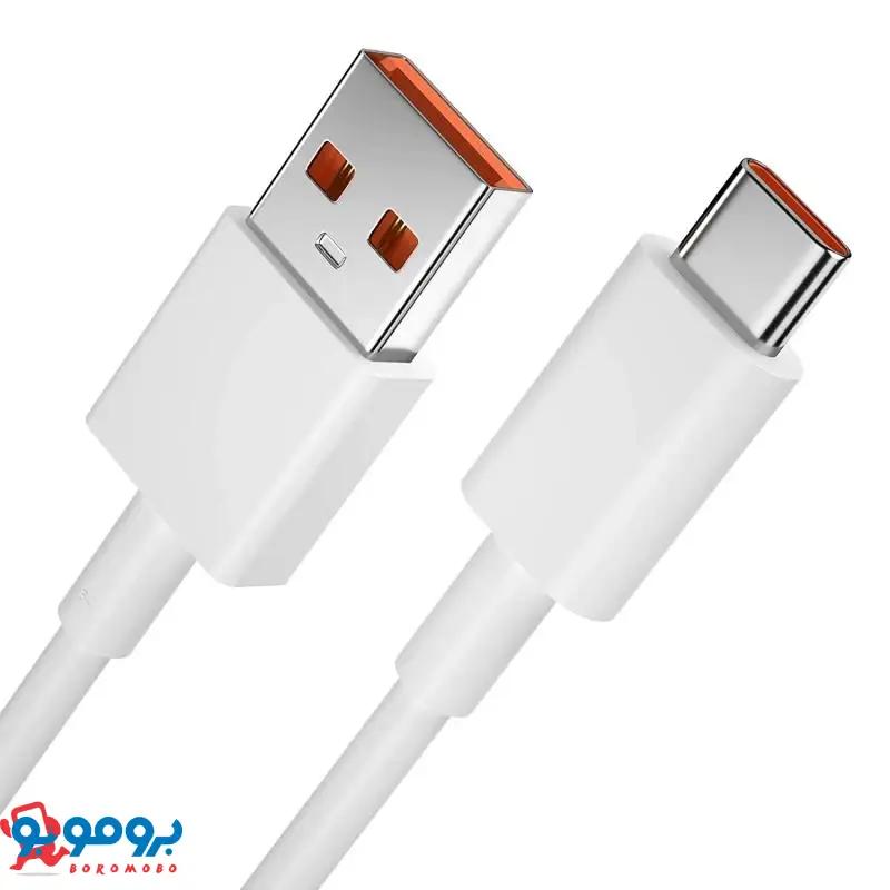 کابل شارژ USB به TYPE-C شیائومی | توربو 120 وات | طول 1 متر | اصلی شرکتی