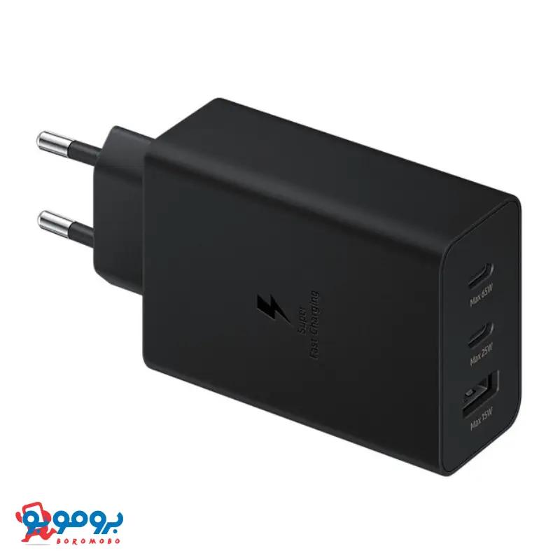آداپتور سامسونگ 65 وات مدل 65w EP-T6530| سوپر فست شارژ | دو پین | ساخت ویتنام