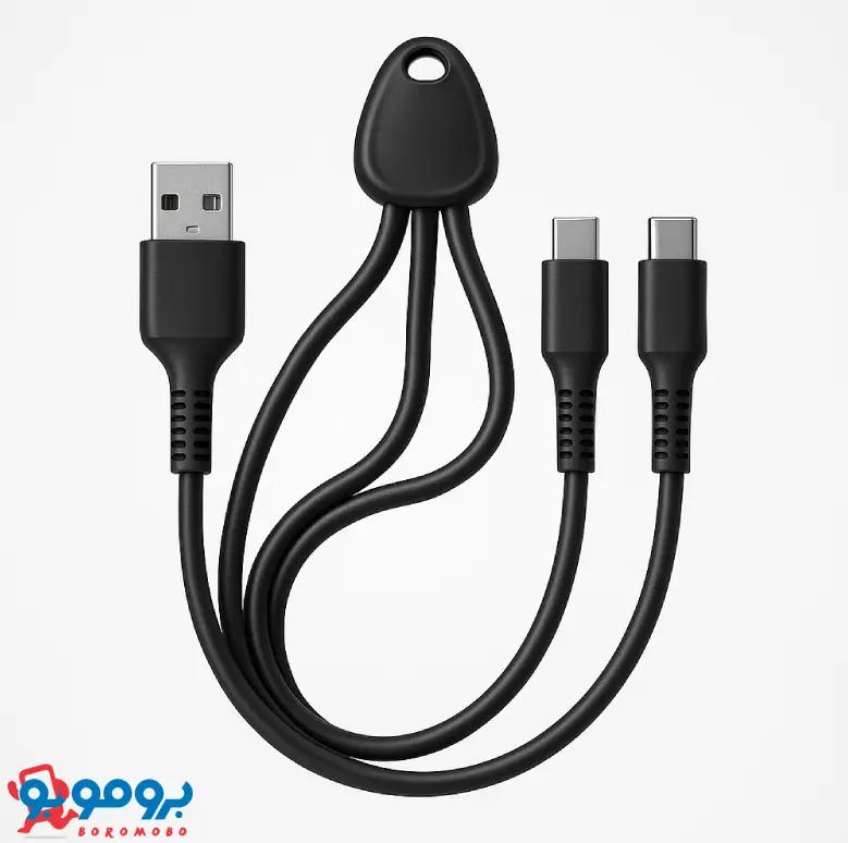 کابل شارژ و دیتا سه کاره BUDI 150K Charging Cable