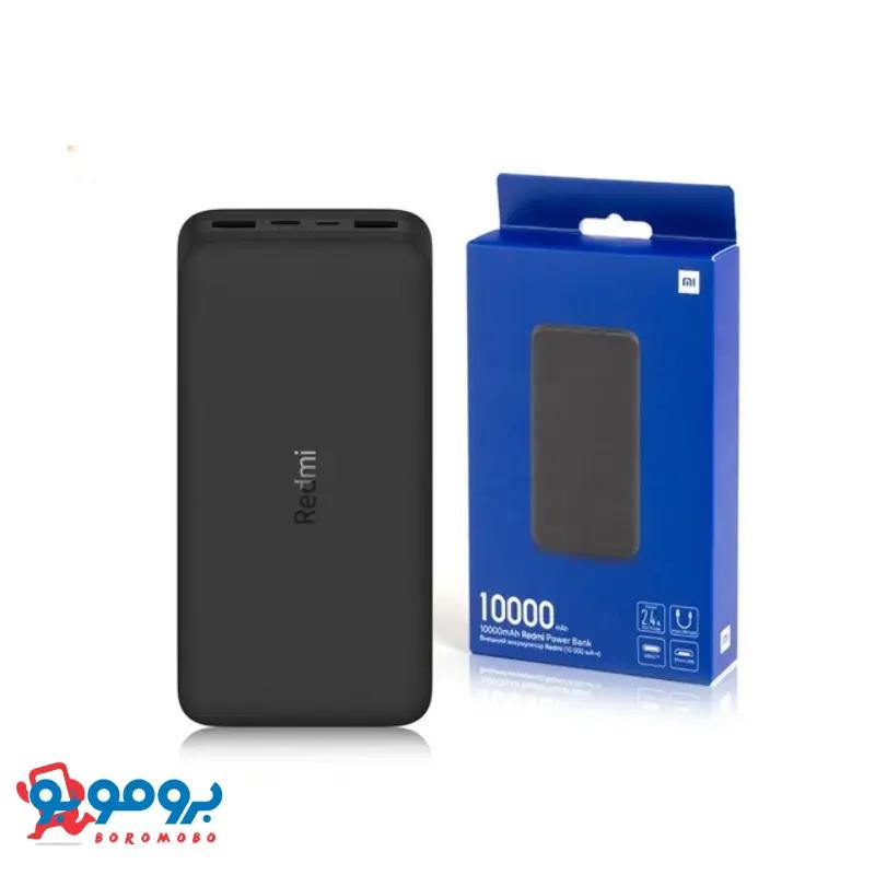 پاوربانک شیائومی مدل Redmi PB100LZM | ظرفیت ۱۰,۰۰۰ میلی آمپر ساعت به همراه کابل تبدیل  Type-C | های‌کپی