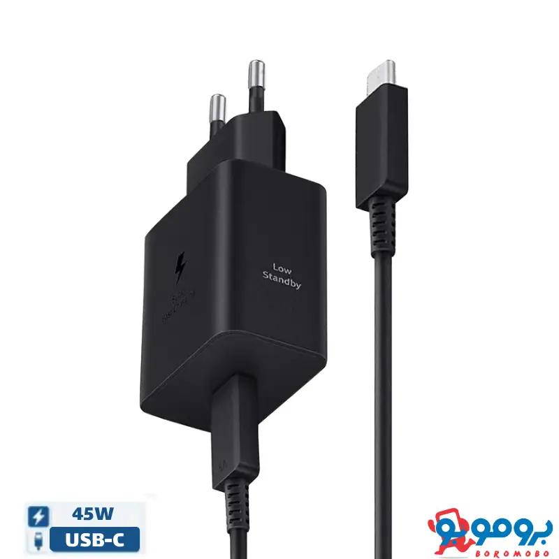 ارژر دیواری 45 وات سامسونگ مدل EP-T4511 Low Standby به همراه کابل USB-C به طول 1.8 متر