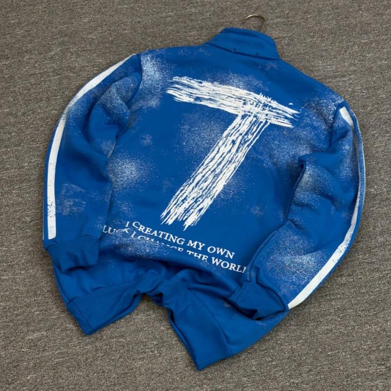 دورس نیم زیپ 7 رنگ آبی