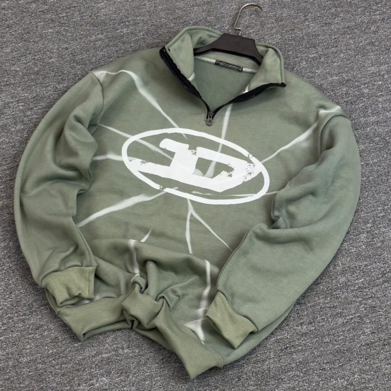 دورس نیم زیپ دیزل رنگ سبز