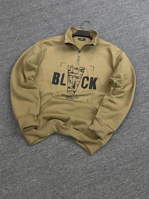 دورس نیم زیپ BL رنگ نسکافه ای