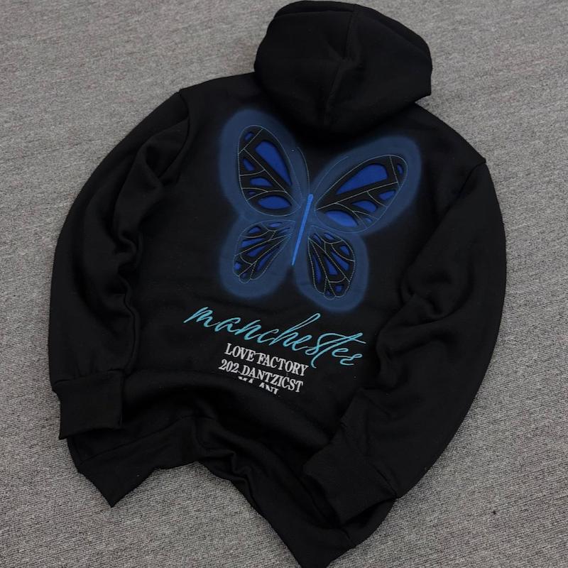 هودی پروانه کاستوم رنگ مشکی