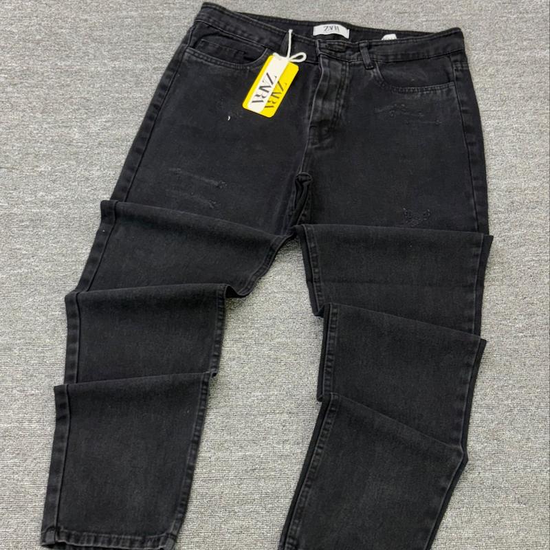 شلوار مام فیت ذغالی کد2