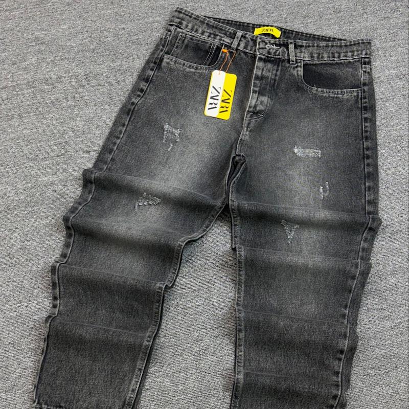 شلوار مام فیت ذغالی کد5