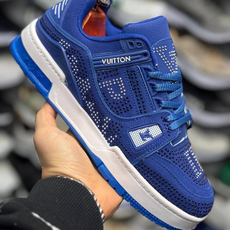 کتونی لویی ویلتون فول نگین رنگ آبی