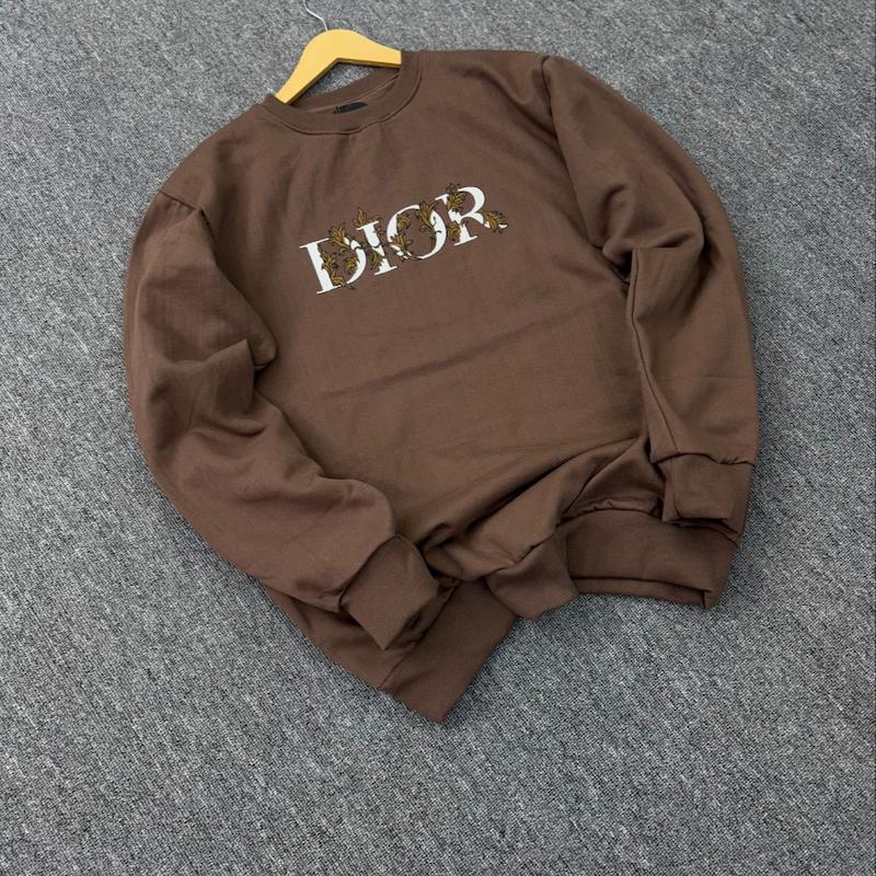 دورس قهوه ای دیور جلو چاپ پنبه