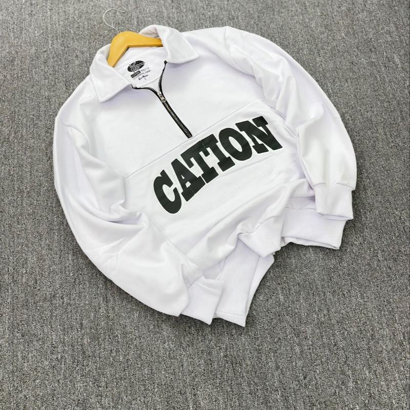 دورس نیم زیپ سفید CATION
