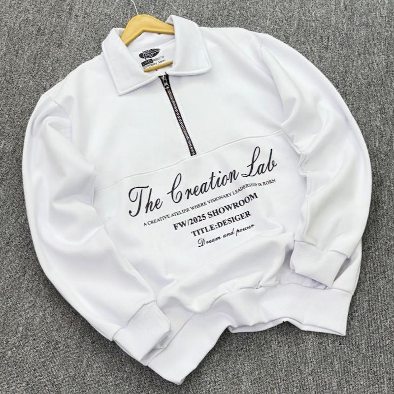 دورس نیم زیپ فونت2025 رنگ سفید