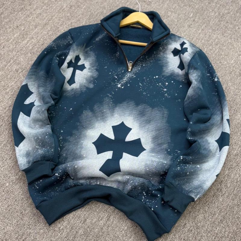 دورس نیم زیپ صلیب کله غازی