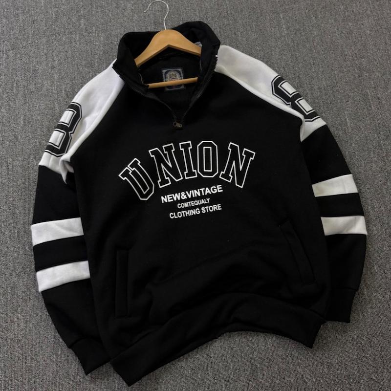 دورس نیم زیپ UNION رنگ مشکی