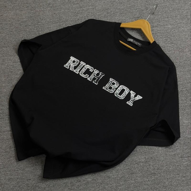 تیشرت مشکی  RICH  BOY