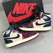 کتونی ساقدار رنگ زرشکی کرم