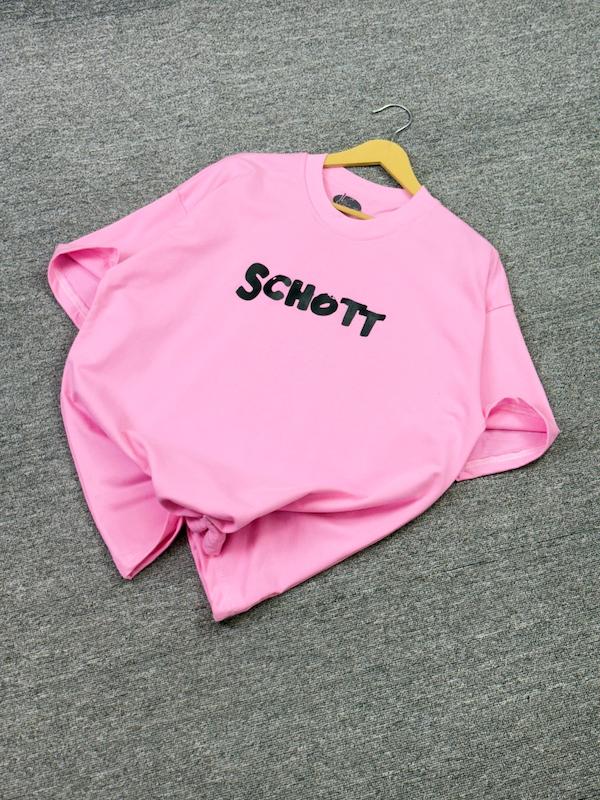 تیشرت SCHOTT رنگ صورتی