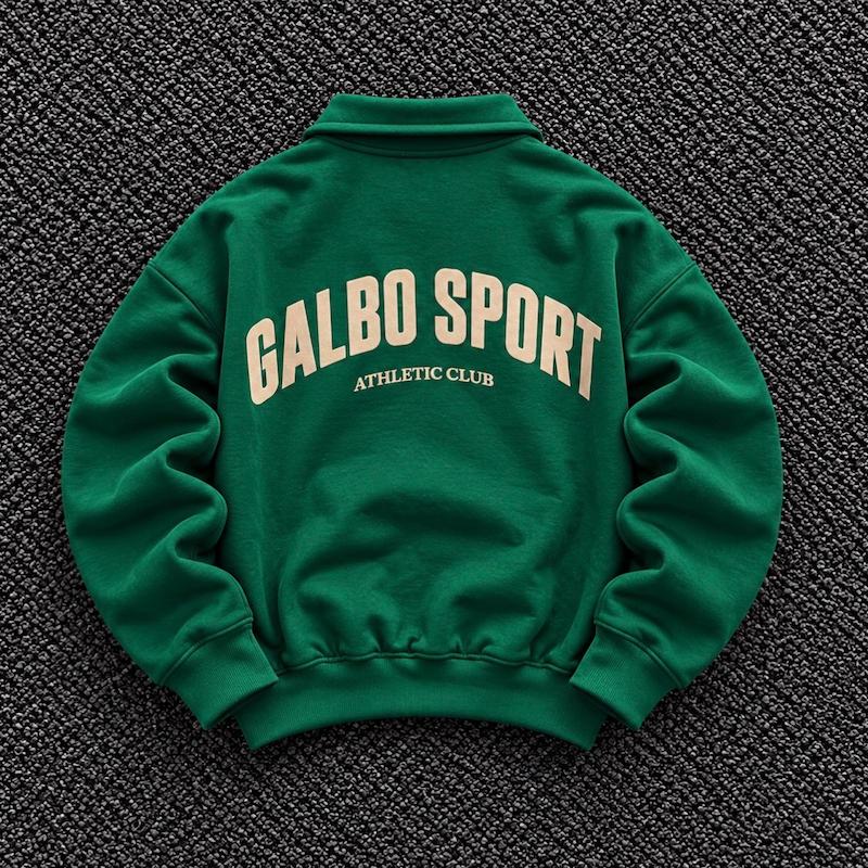 دورس نیم زیپGALBO SPORTرنگ سبز