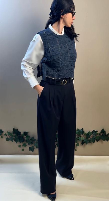 ژیله بافت سورمه ای