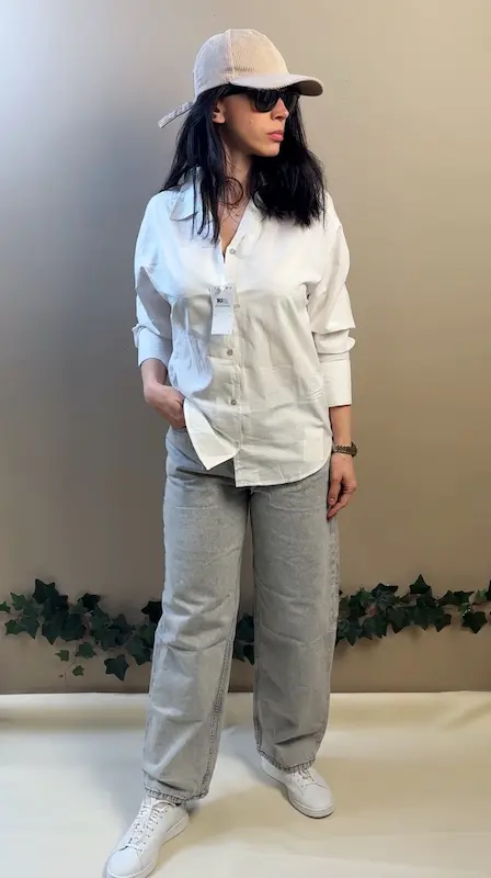 شومیز سفید برند نکست