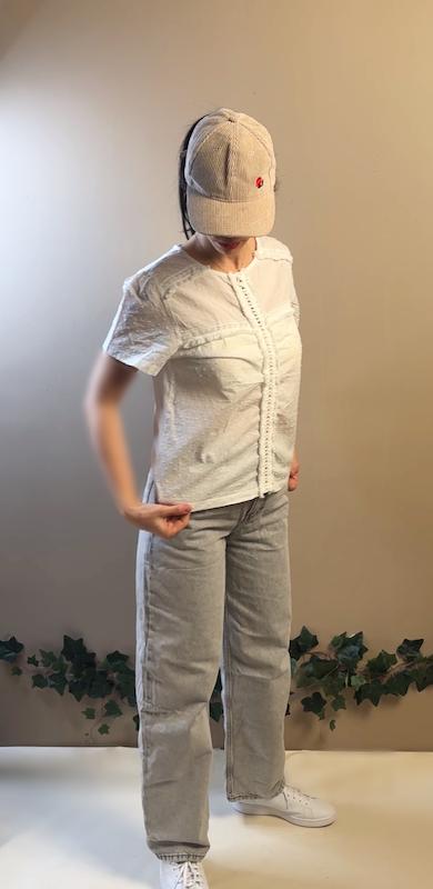 تیشرت سفیدبرند sefra