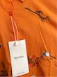 شومیز نارنجی گلدوزی Bershka