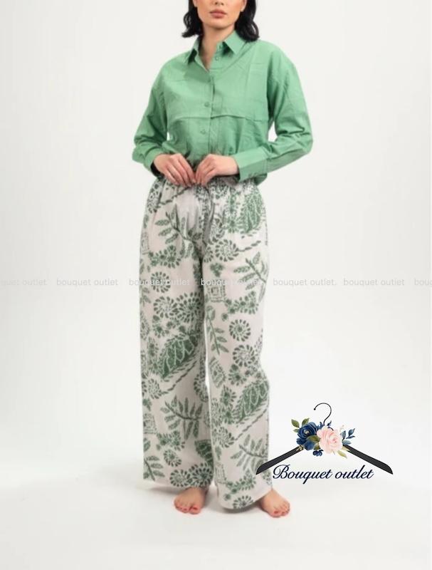 شلوار بگ طرح دار زارا ZARA