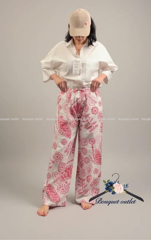 شلوار بگ طرح دار زارا ZARA