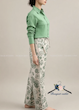 شلوار بگ طرح دار زارا ZARA