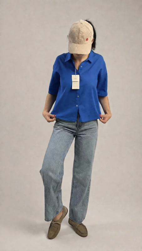 شومیز آبی ZARA